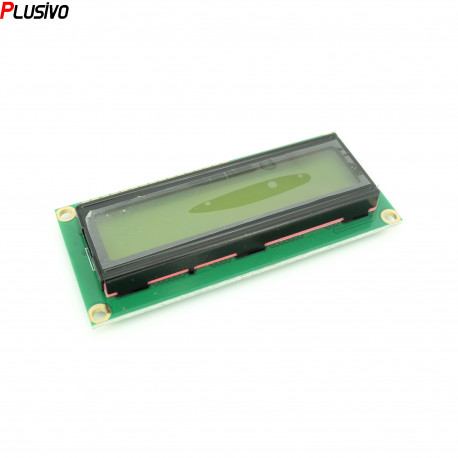 1602 LCD with Yellow-Green Backlight 5V