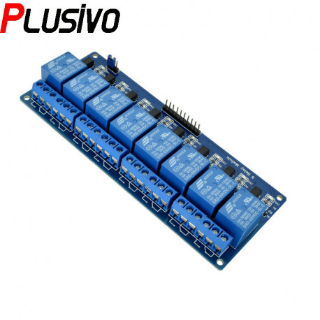 Blue Optoisolated 8 Relay Module