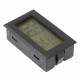 Black Digital Thermometer with Hygrometer