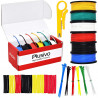 Hookup Wire Kit (6 colors, 9 m each, AWG 24 Stranded Wire) Silicone Jacket