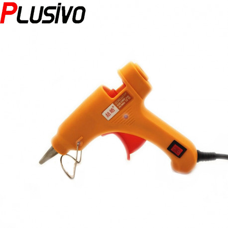 20W Glue Gun with Switch(Orange)