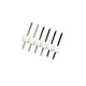 6 pin 2.54 mm Pitch Male Pin Header - White