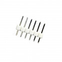 6 pin 2.54 mm Pitch Male Pin Header - White