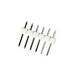 6 pin 2.54 mm Pitch Male Pin Header - White