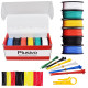 Plusivo 22AWG Hook up Wire Kit - Pre-Tinned Solid Core Wire of 6 Different Colors x 10 m (33 ft) each