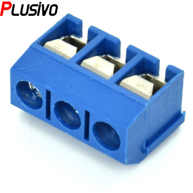 Blue 3p Screw Connector - Plusivo