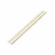 Colored 40p 2.54 mm Pitch Male Pin Header - White