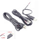 0.6m USB Male Head Cable