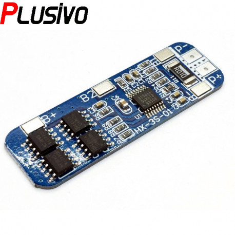 10A Overcurrent, Overcharge and Dischared Protection Board for 3 Cell LiPo and Li-Ion Batteries