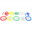 5mm Diffused LED pack Red Blue Green White Yellow 25pcs pack