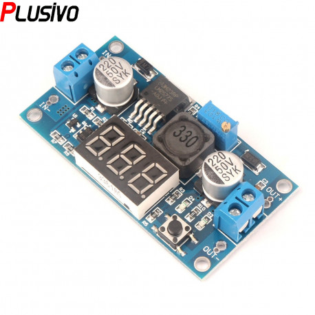 3 A LM2577 DC-DC Boost Module with Voltage Display