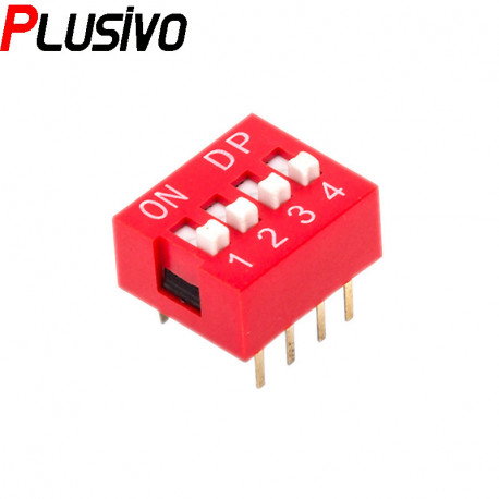 Red DIP Switch (4p)