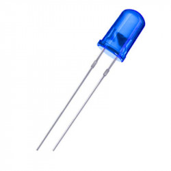 5 mm Blue LED with Diffused Lens
