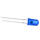 5 mm Blue LED with Difused Lens