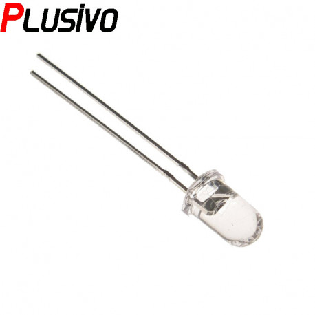 5 mm Blue LED with Difused Lens