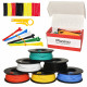 Hookup Wire Kit (6 colors, 5 m each, AWG 18, Solid Wire) PVC Jacket