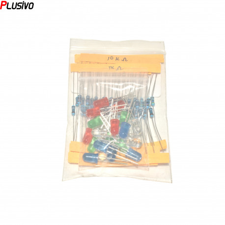 Electronics Kit LED Resistor 1K 10K 100K 220 47 1/4W
