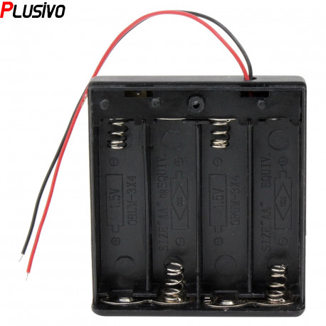 Battery Case with Cover (4 x R6)