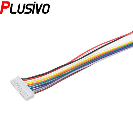 10p XH2.54 Colored Single Head Cable (20 cm)