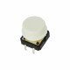 Push Button with Round White Cap