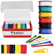 Plusivo PVC Insulated Wire Kit (24AWG, 6 colors, 11m each)