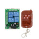 DC12V 4CH Wireless RF Remote Control Switch Transmitter Receiver Module