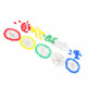 3mm Diffused LED pack Red Blue Green White Yellow 25pcs pack
