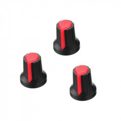 Red Potentiometer Knob