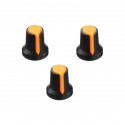 Orange Potentiometer Knob
