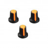 Orange Potentiometer Knob