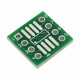 SOP8, SSOP8 and TSSOP8 to DIP PCB Adapter