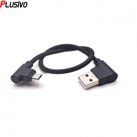 15 cm 90 degree microUSB cable - right angle